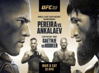 UFC 313: Pereira vs. Ankalaev PPV Pay Per View 3/8/25 – 8th March 2025